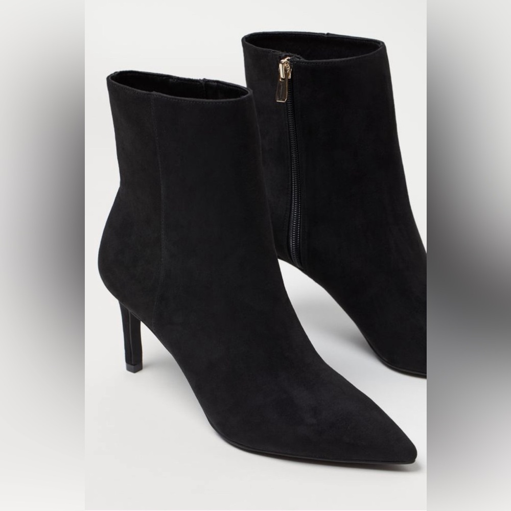 Suede Ankle Boots (new with tags)
